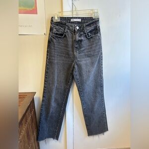 Zara Women’s High Rise Straight Leg Jeans | Size 0